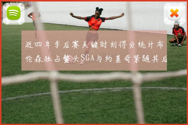 近四年季后赛关键时刻得分统计布伦森独占鳌头SGA与约基奇紧随其后